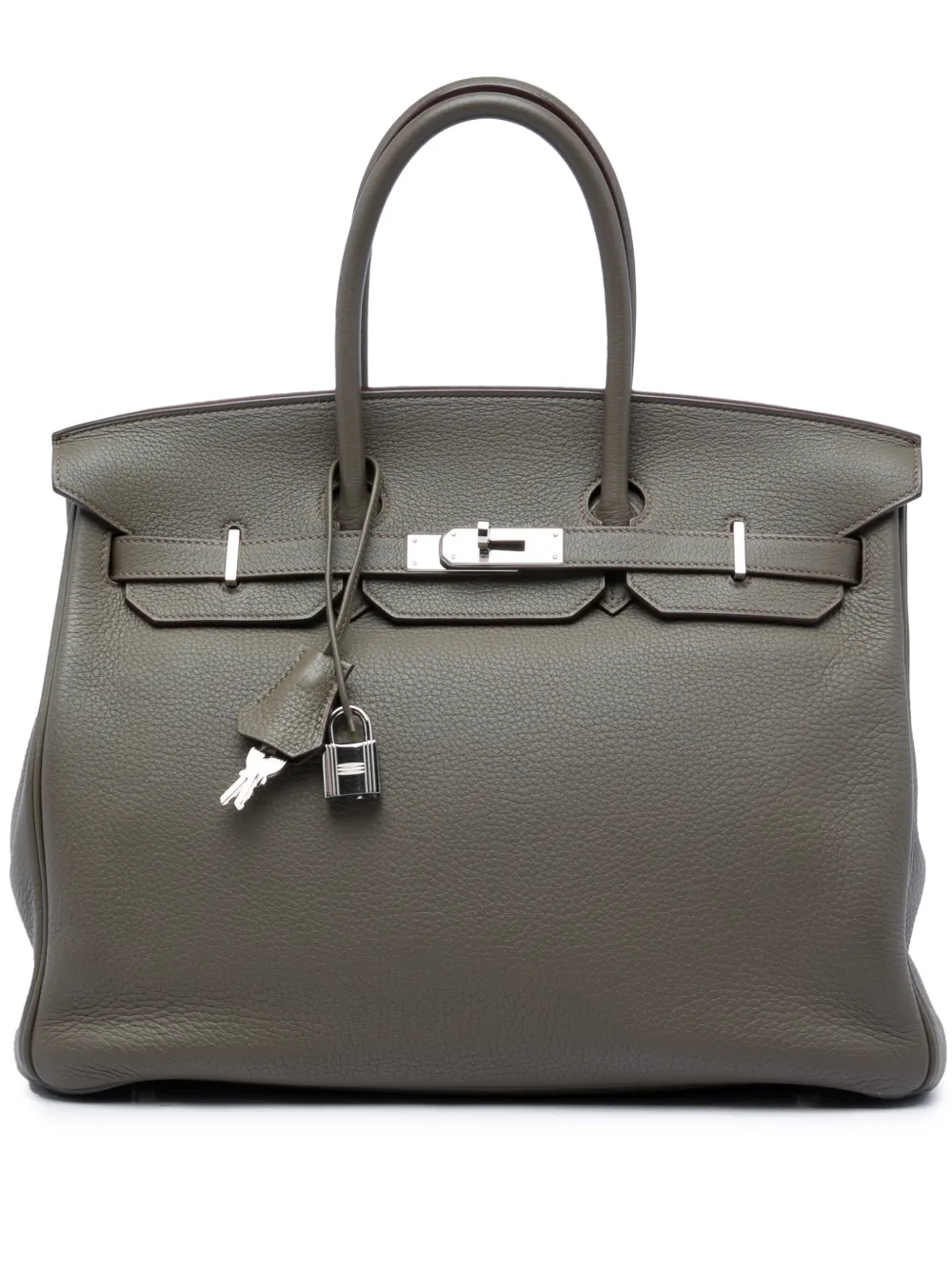 Hermès Pre-Owned 2011 Togo Birkin Retourne Handtasche 35cm - Grau