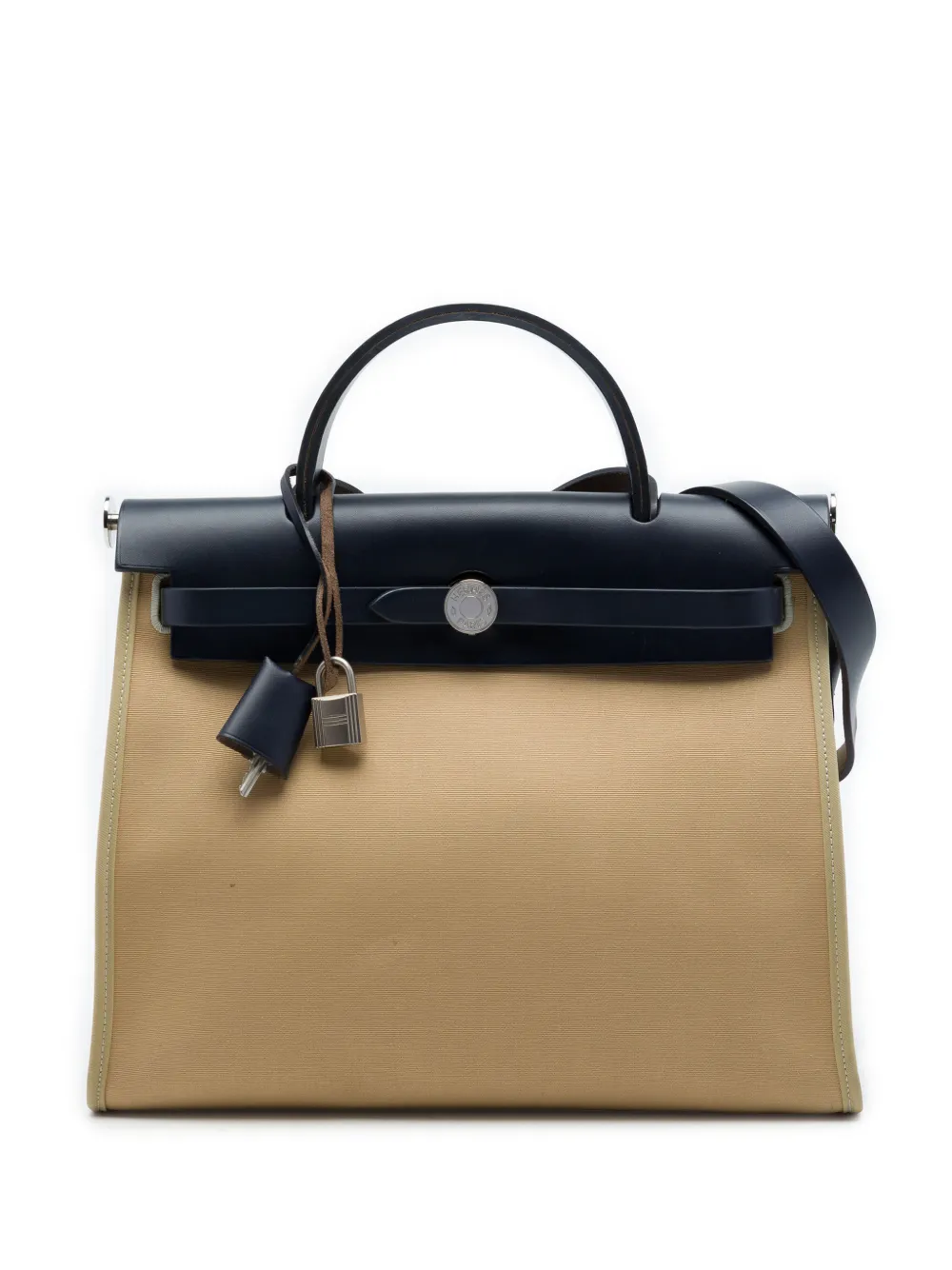 Hermès Pre-Owned 2020 Toile Herbag Zip 31 Satchel-Tasche - Nude