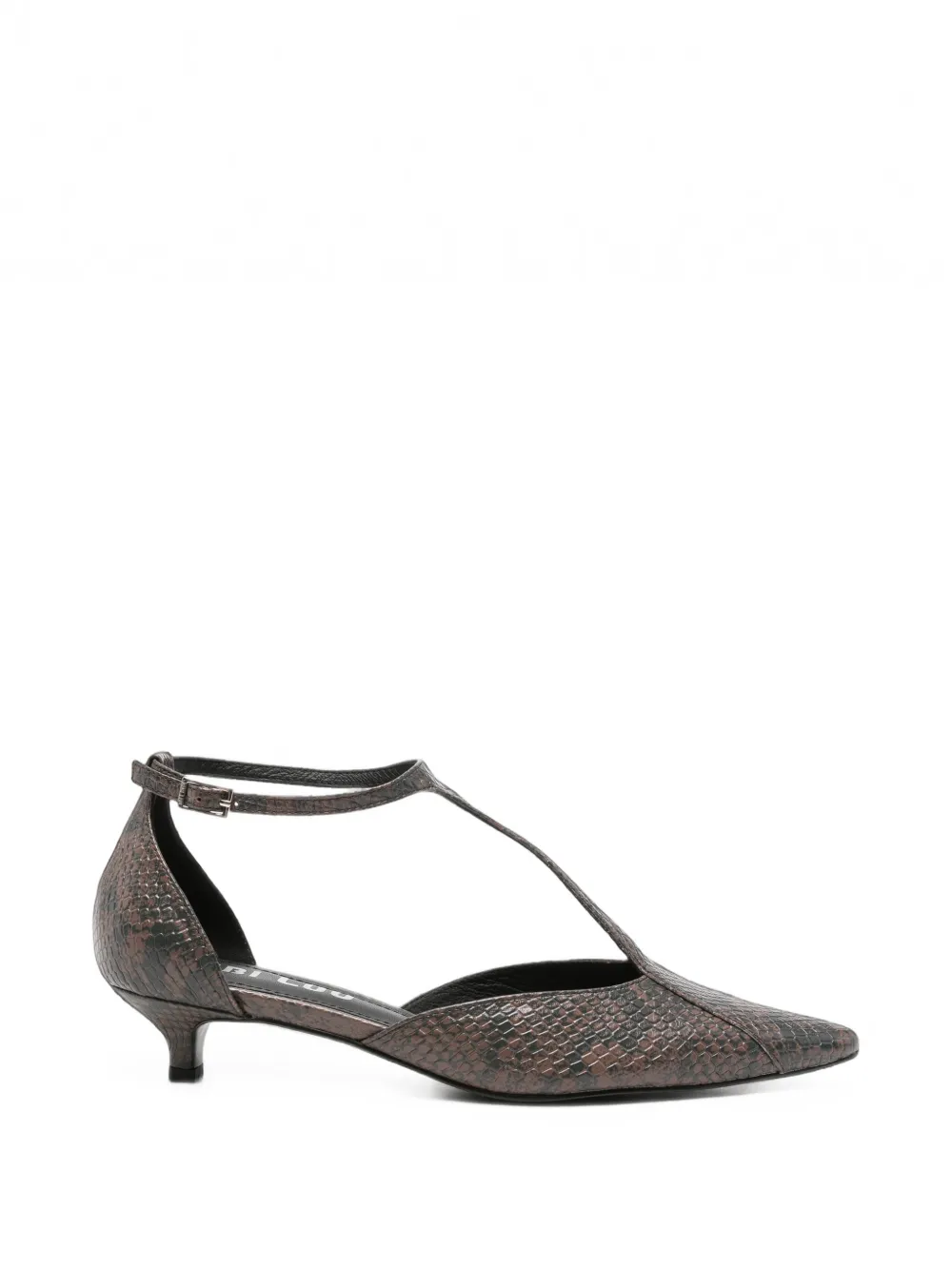 Bibi Lou Canna Heeled Pumps In Braun
