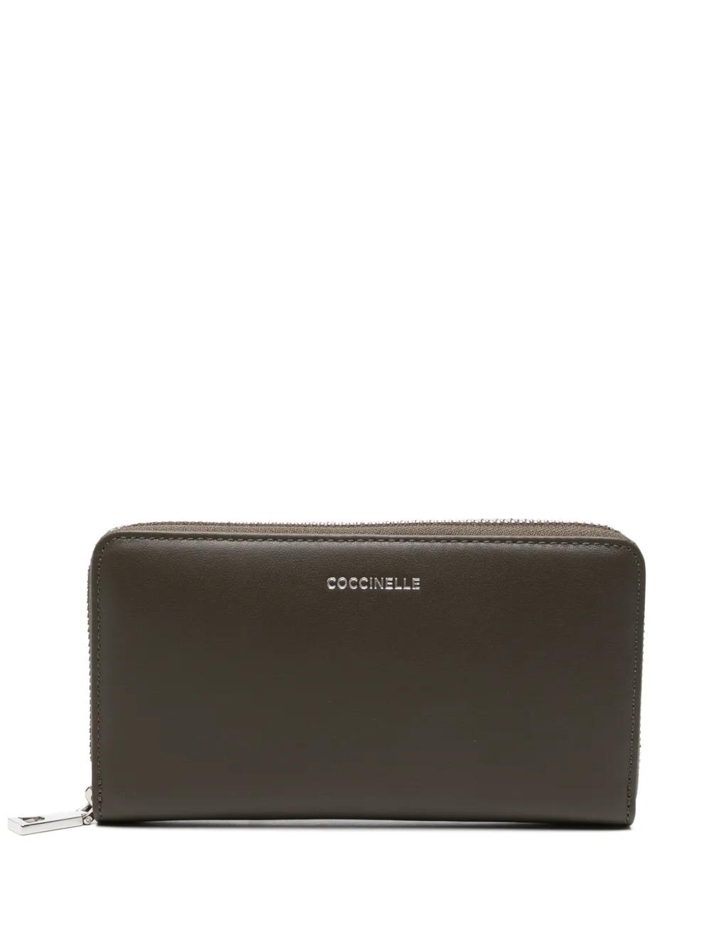 Coccinelle logo-plaque leather wallet