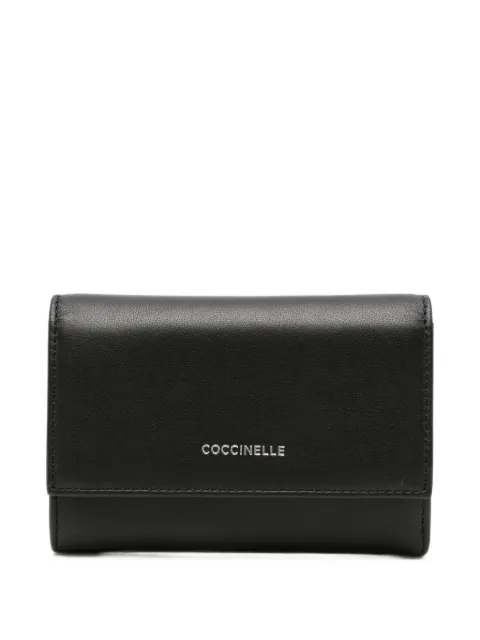 Coccinelle logo-print leather wallet
