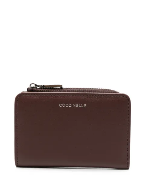 Coccinelle logo-lettering leather wallet