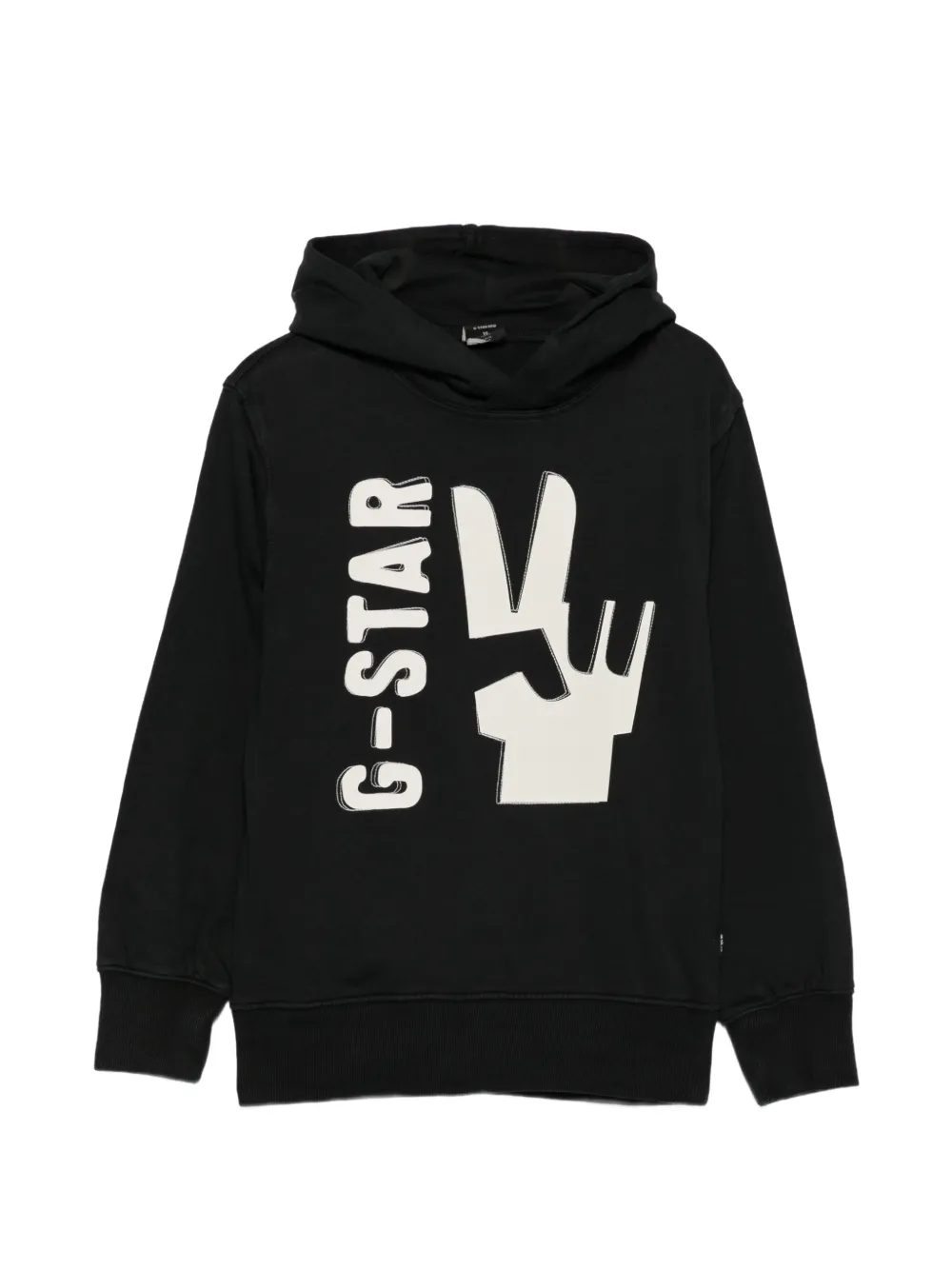 G-STAR RAW KIDS Felpa con cappuccio e logo - Blu