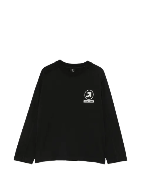 G-STAR RAW KIDS playera con mangas raglán y logo estampado