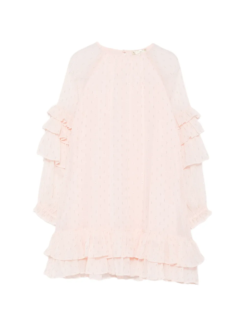 Stella McCartney Kids Abito con ruches - Rosa