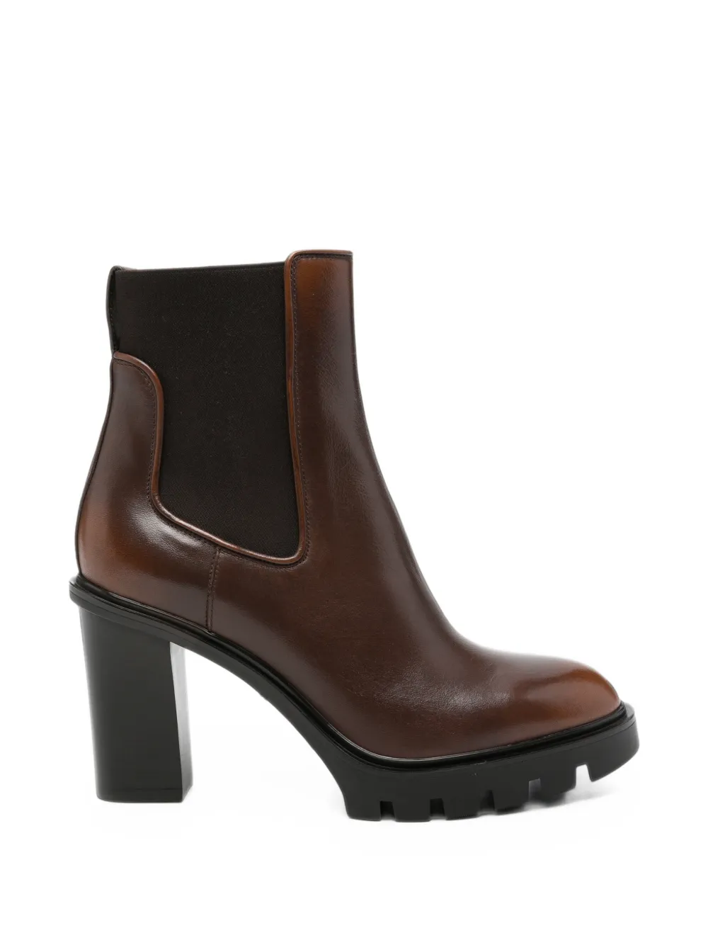 Santoni chunky-sole Chelsea boots - Braun