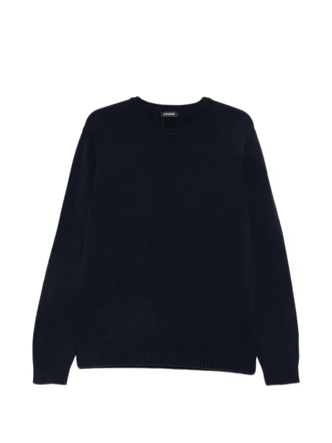 Cenere GB crew-neck ribbed-trim sweater