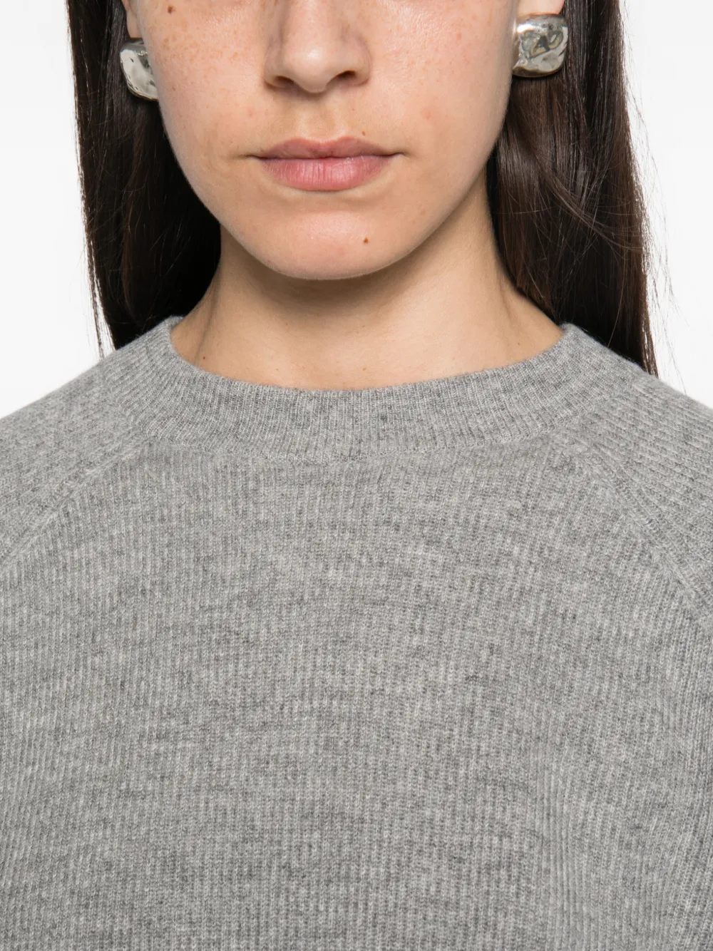Brunello Cucinelli raglan-sleeve sweater Grijs