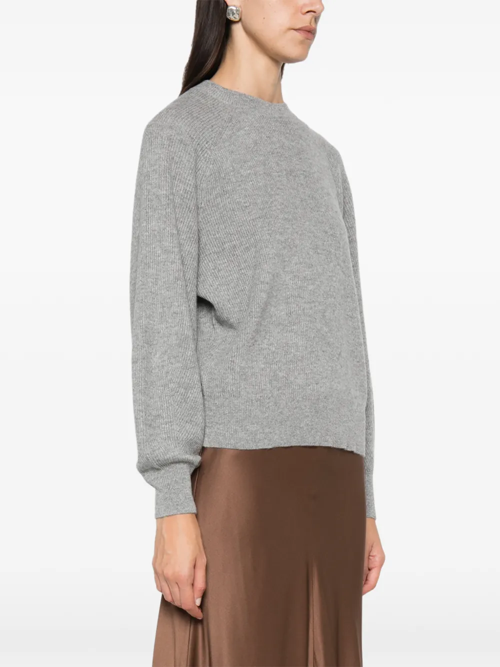 Brunello Cucinelli raglan-sleeve sweater Grijs