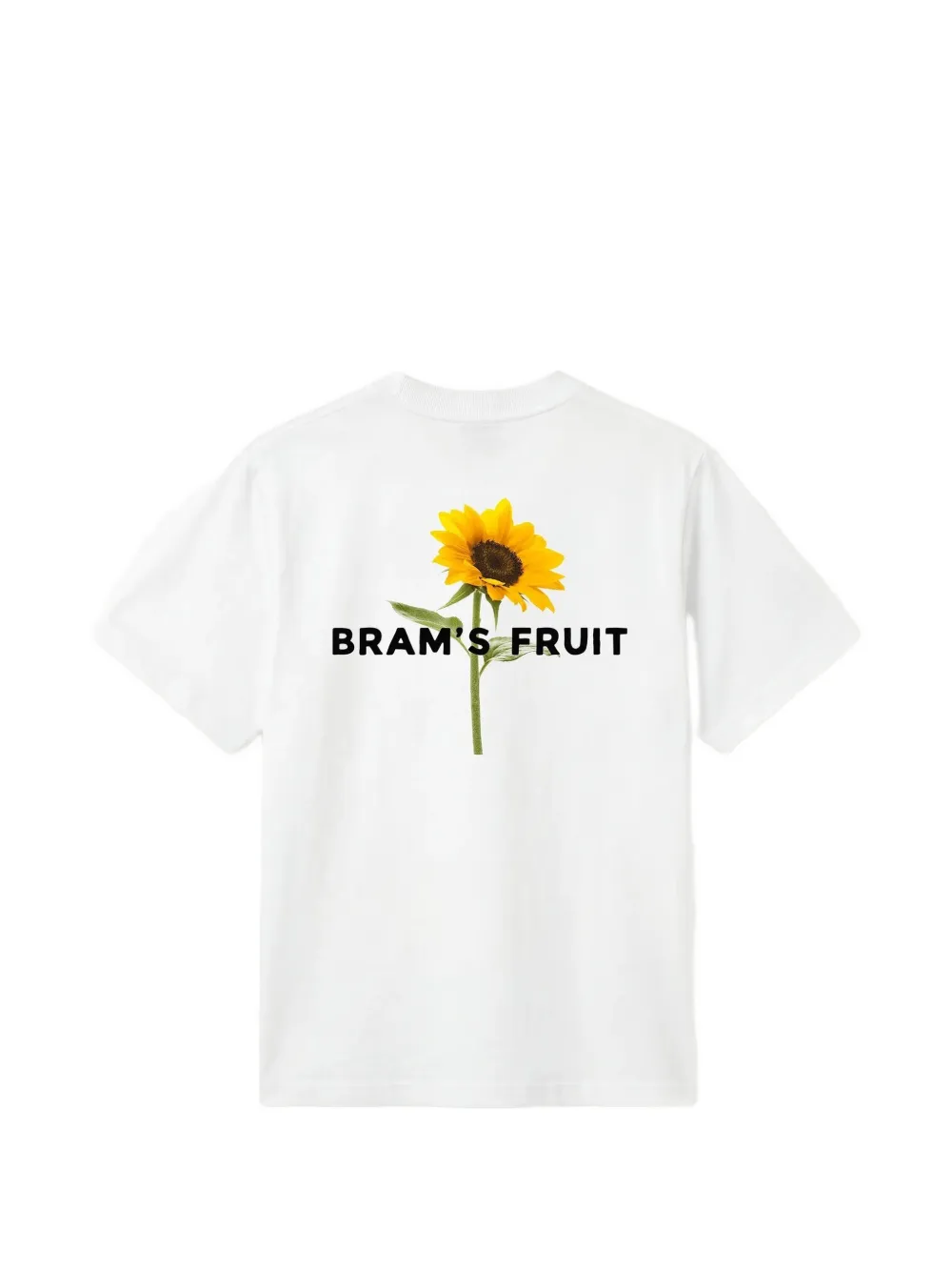 Bram s Fruit T-shirt met zonnebloemprint Wit