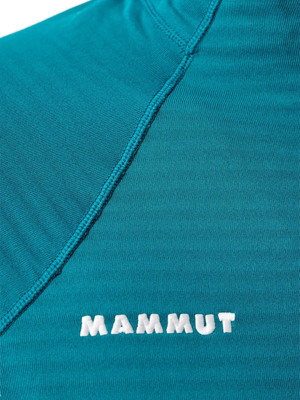 Mammut Taiss ML sweater met logo-print en rits Blauw