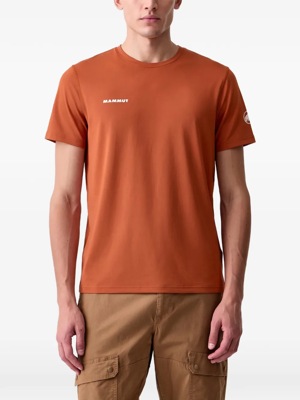 Mammut Selun FL logo-print crew-neck T-shirt - Orange Mammut Selun FL logo-print crew-neck T-shirt - Orange