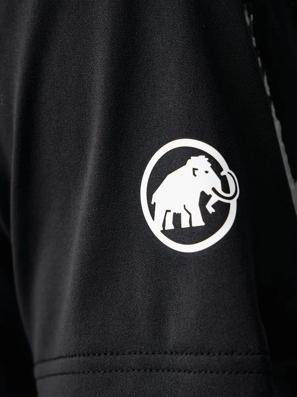 Mammut Selun FL T-shirt met logo-print Zwart