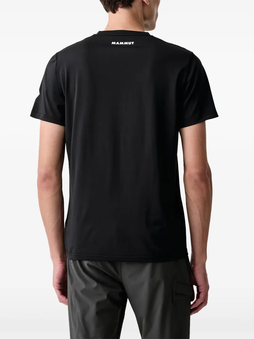 Mammut Selun FL T-shirt met logo-print Zwart