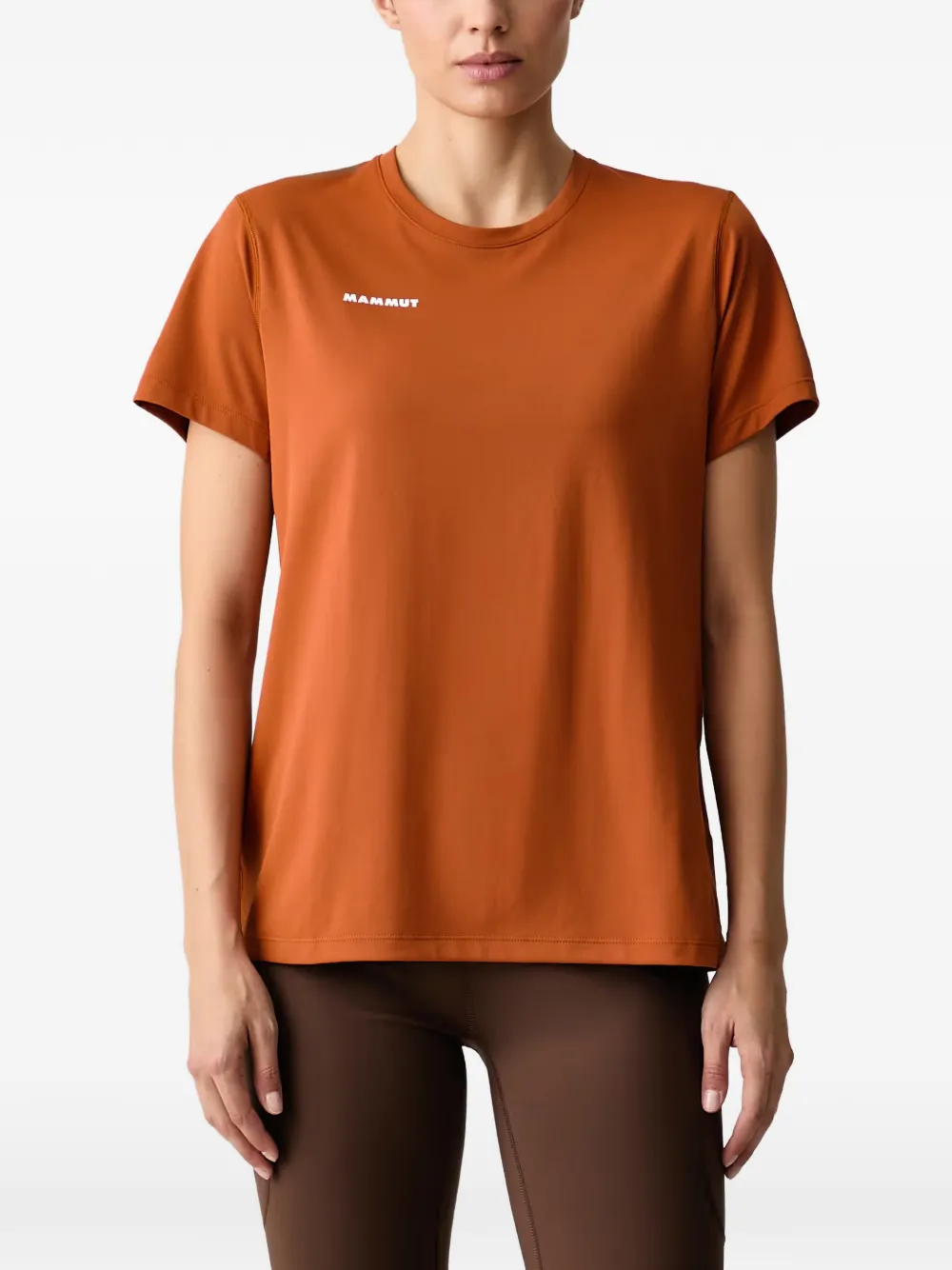 Mammut Selun logo-print T-shirt - Orange