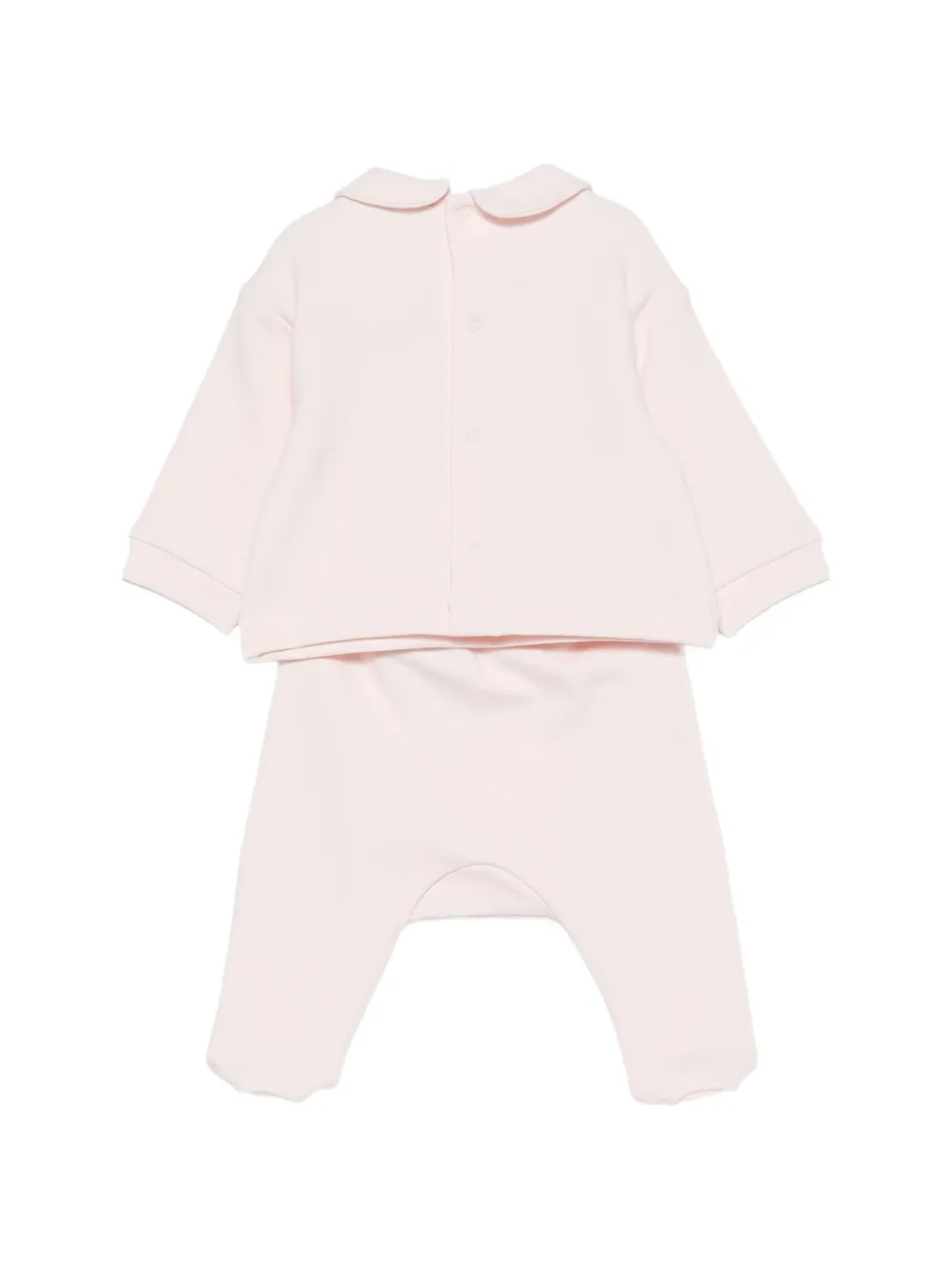Il Gufo fox-patch Peter Pan collar pyjamas Roze
