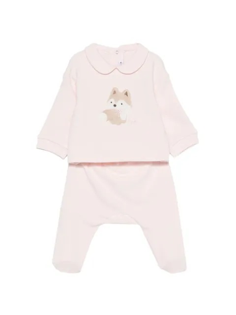 Il Gufo fox-patch Peter Pan collar pyjamas