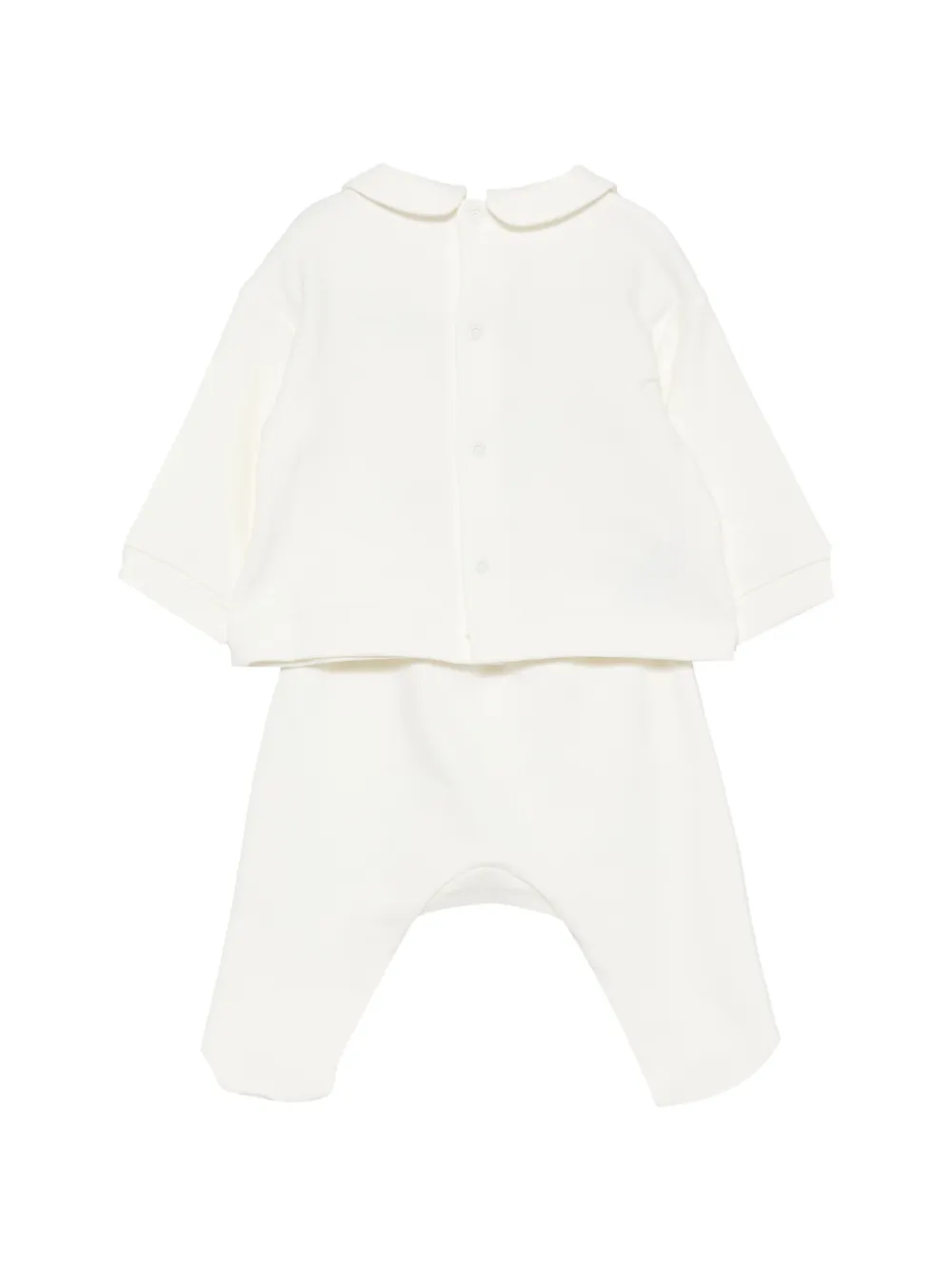 Il Gufo fox-patch collar pajamas Beige