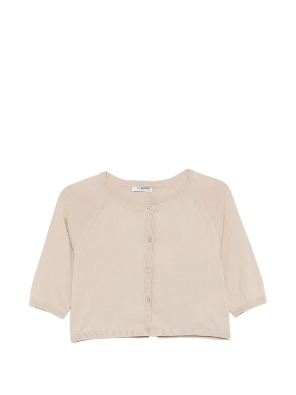 'S Max Mara Classi raglan-sleeve button-up cardigan - Nude