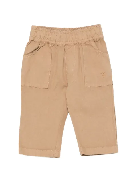 TRUSSARDI JUNIOR embroidered-logo elasticated-waist trousers