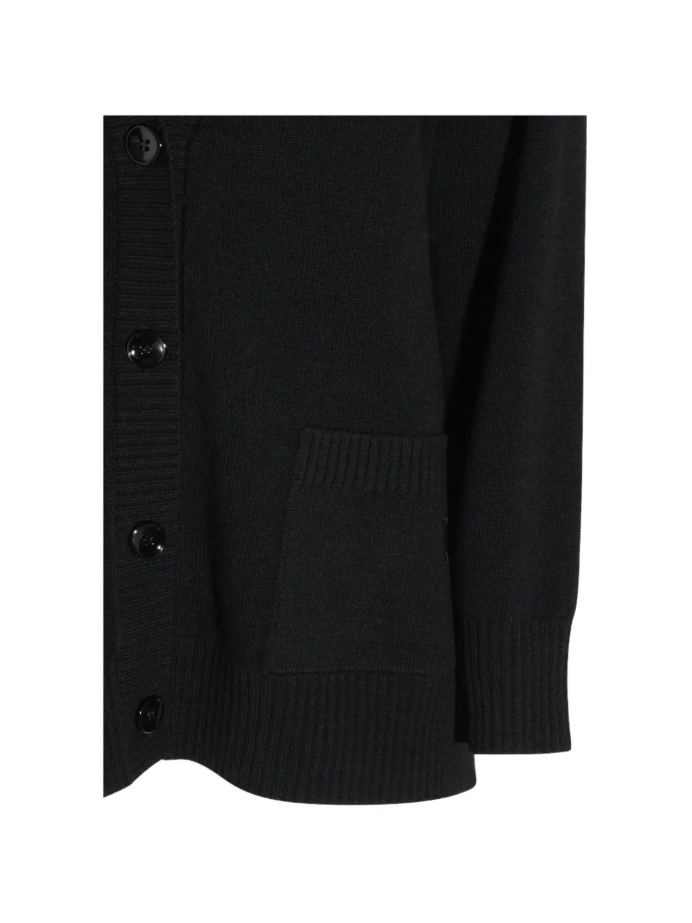 Dolce & Gabbana Button-up vest met V-hals Zwart