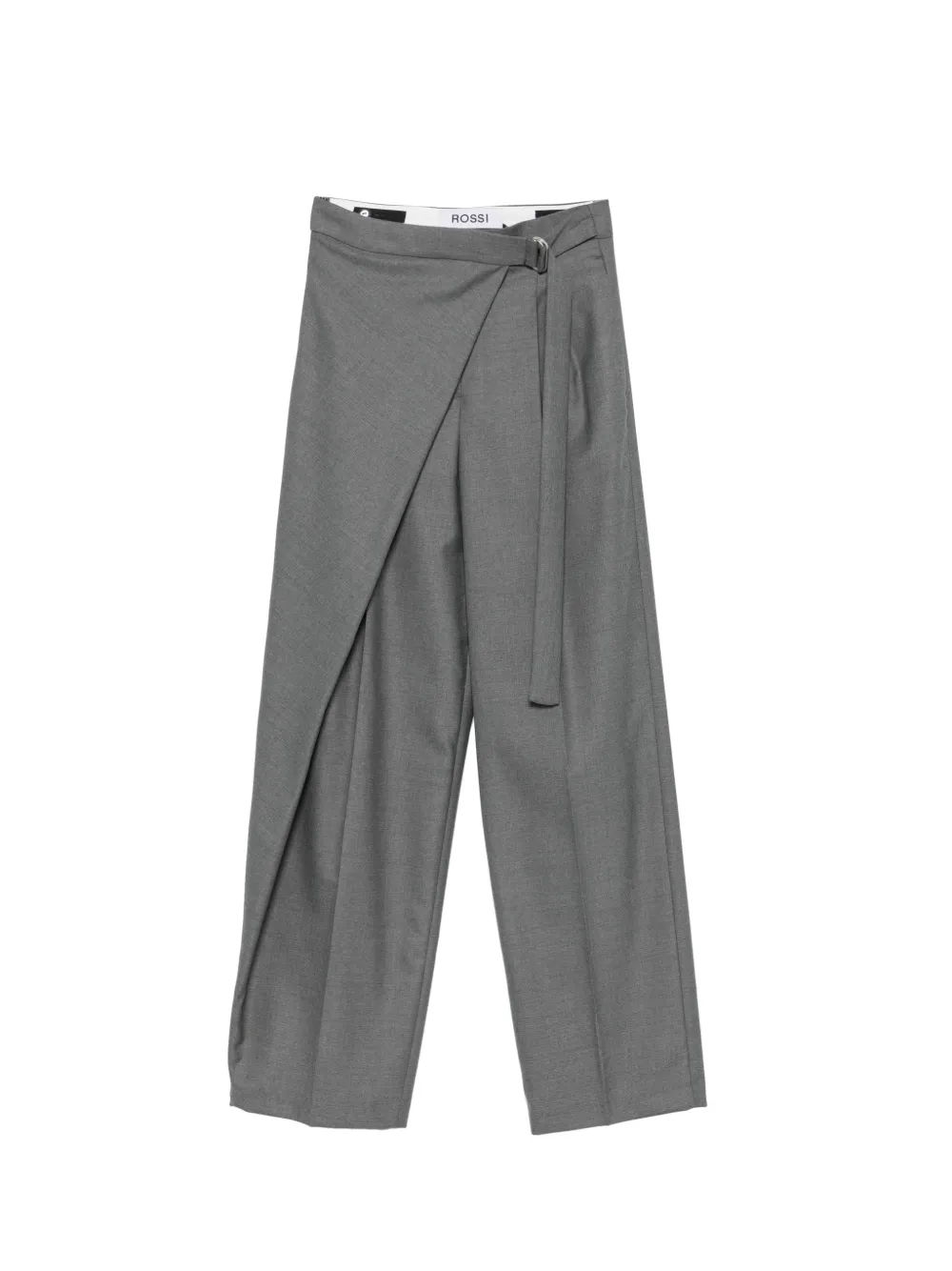 ROSSI Ilon wrap-style trousers - Gris ROSSI Ilon wrap-style trousers - Gris