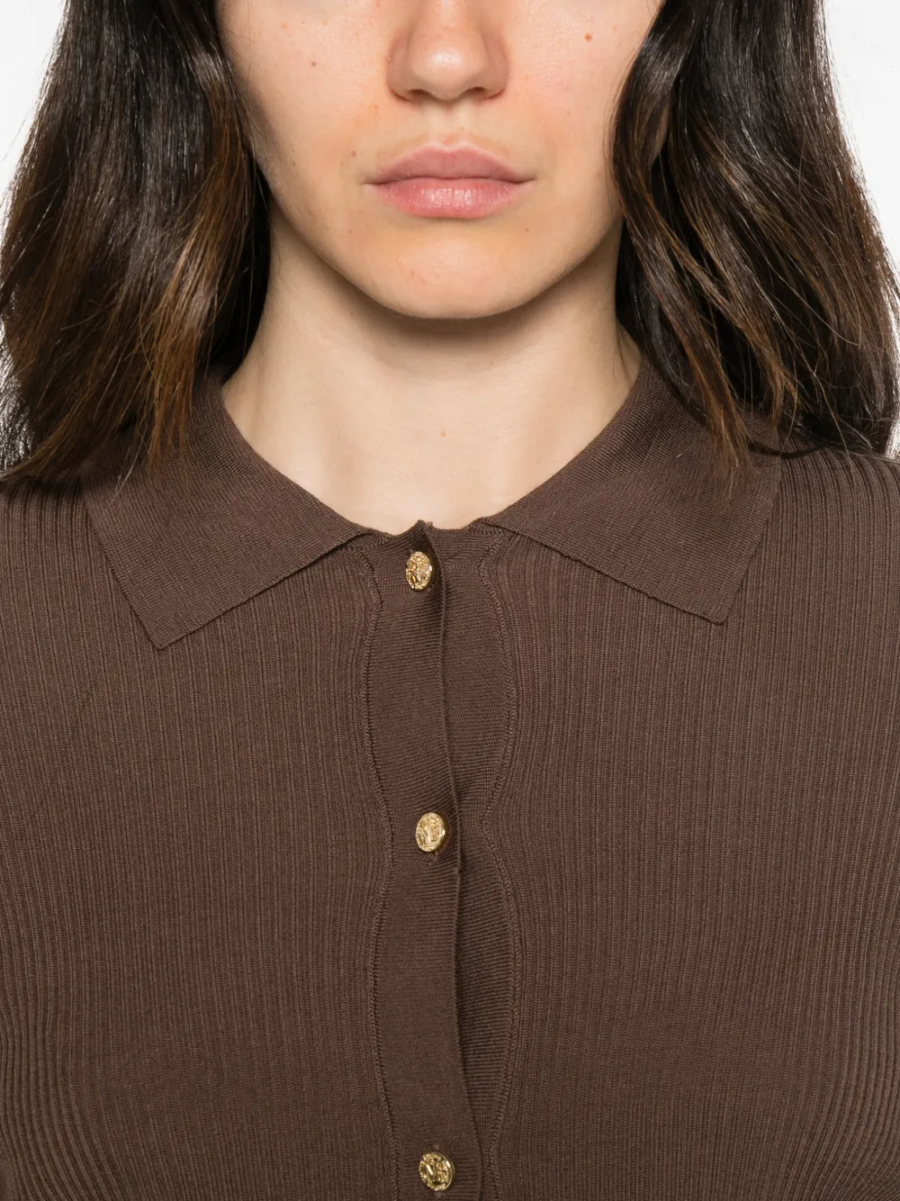 'S Max Mara Limone ribbed-knit cardigan Bruin
