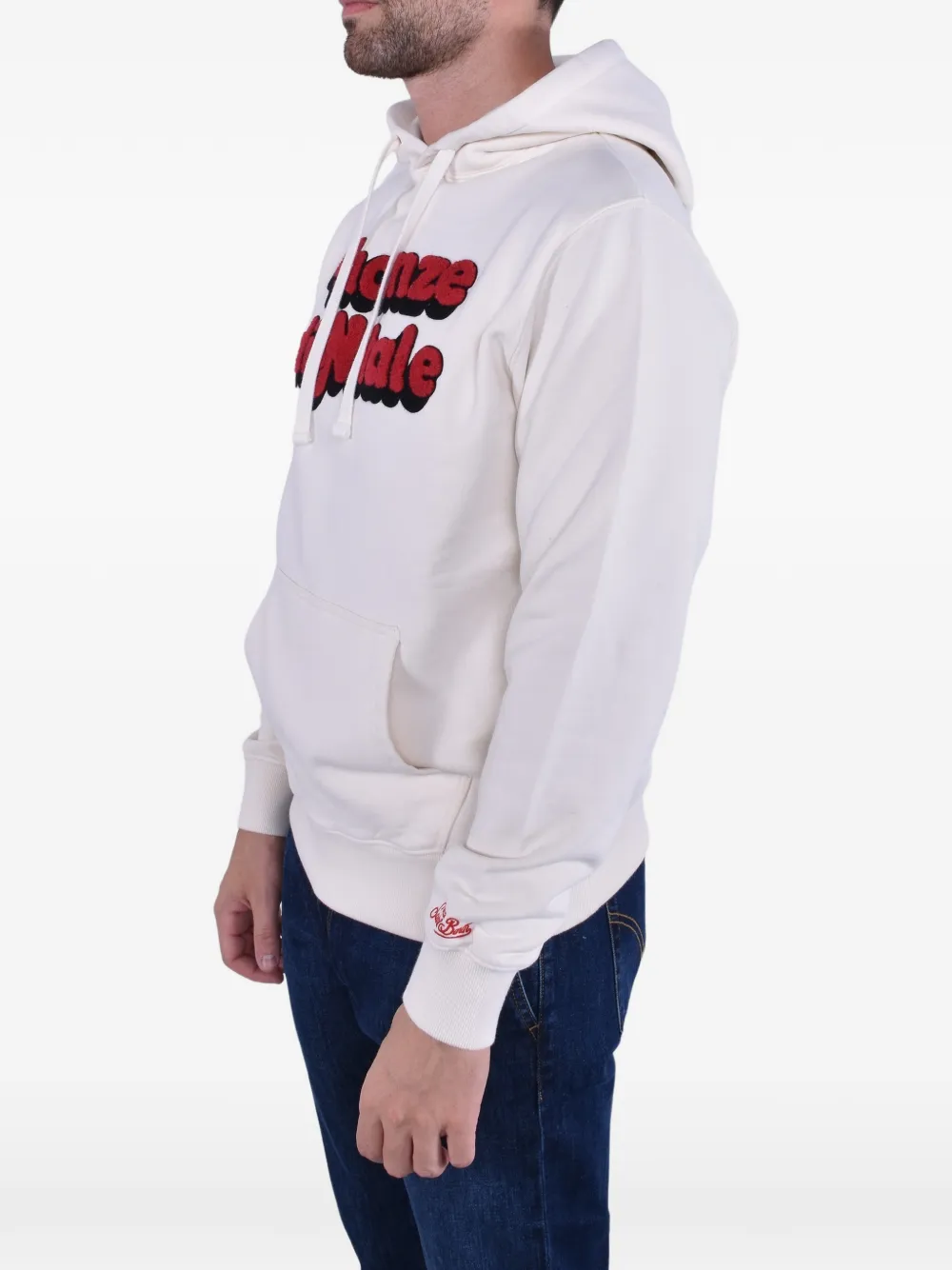 MC2 Saint Barth Tribeca Vacanze di Natale embroidered hoodie Wit