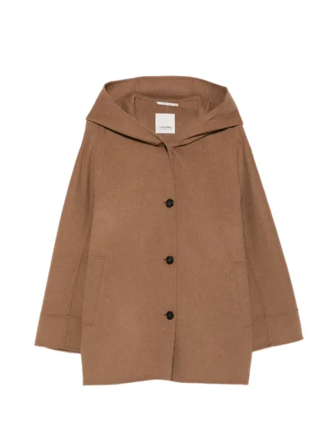 'S Max Mara hooded button-up jacket