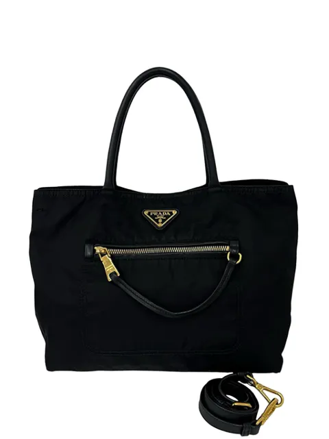 Prada Pre-Owned bolsa satchel Tessuto 2013-2026