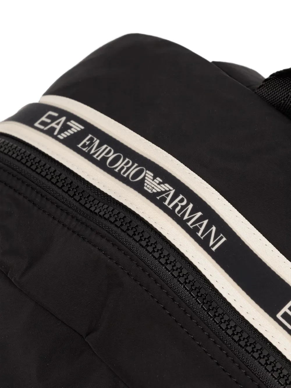 Ea7 Emporio Armani Rugzak met logodetail en ritssluiting Zwart