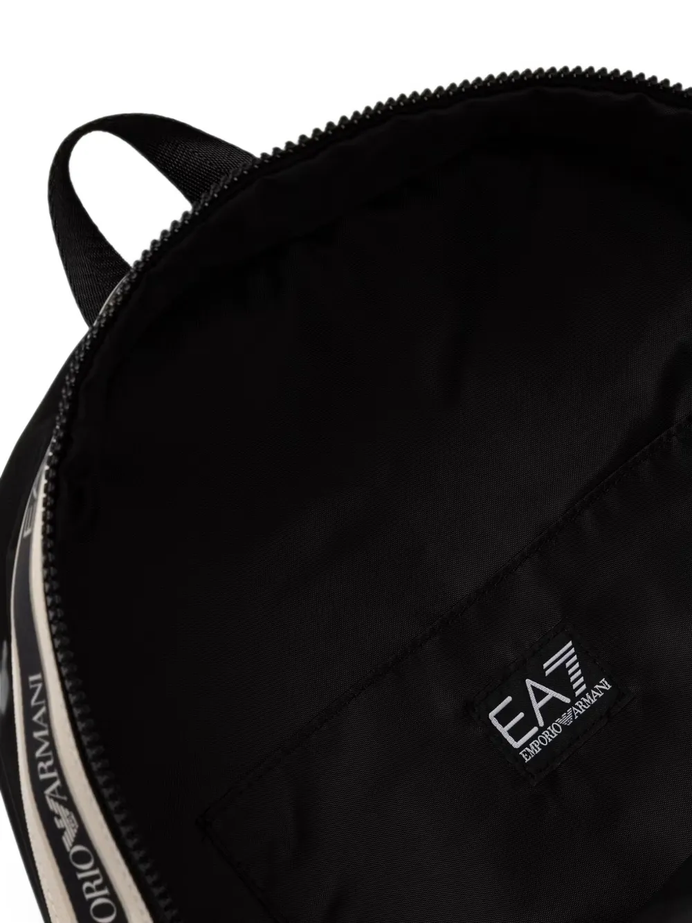 Ea7 Emporio Armani Rugzak met logodetail en ritssluiting Zwart