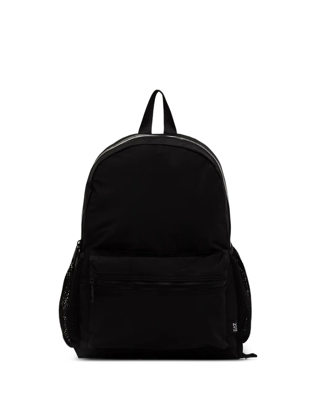 Ea7 Emporio Armani logo-detail zip-fastening backpack - Schwarz