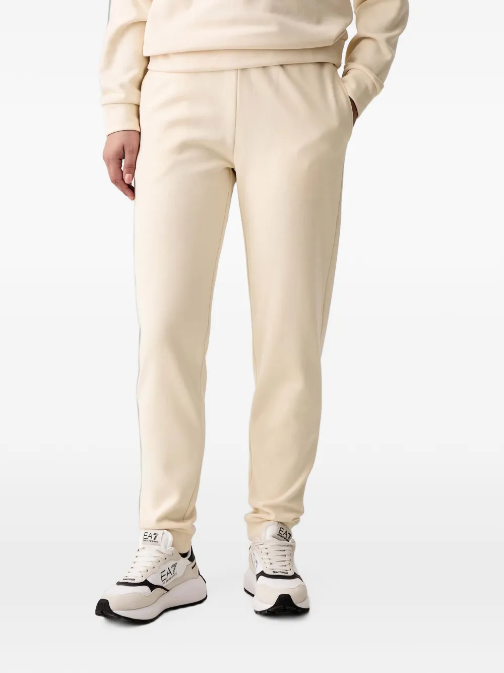 Ea7 Emporio Armani Trainingspak met logoprint Beige