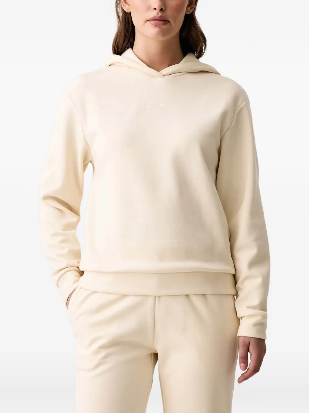 Ea7 Emporio Armani logo-print hooded tracksuit