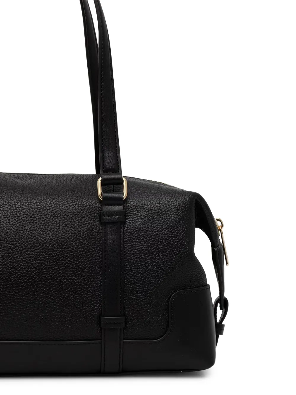 Michael Kors Grote Teddi leren schoudertas met textuur Zwart