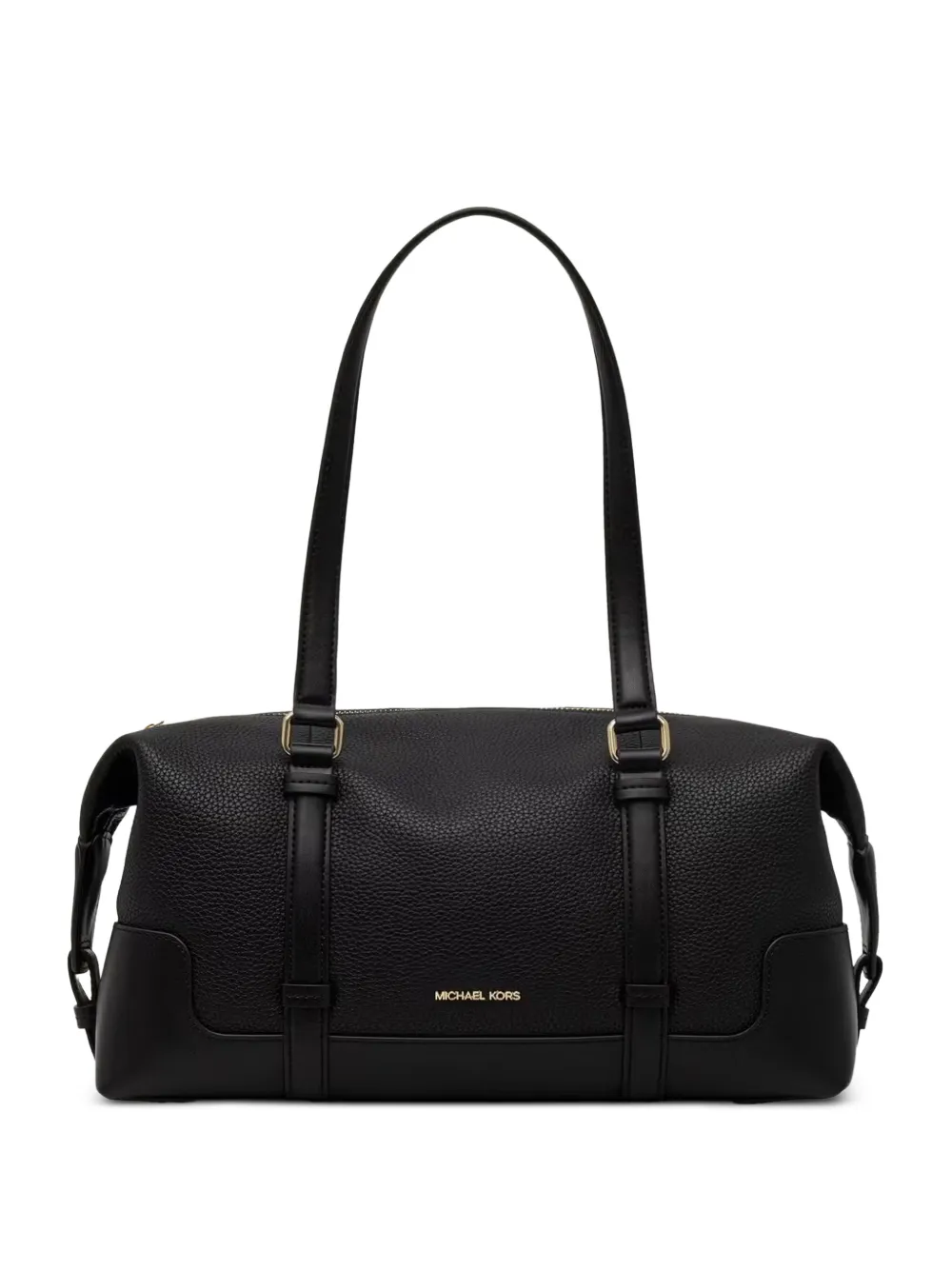 Michael Michael Kors large Teddi grained leather shoulder bag - Black