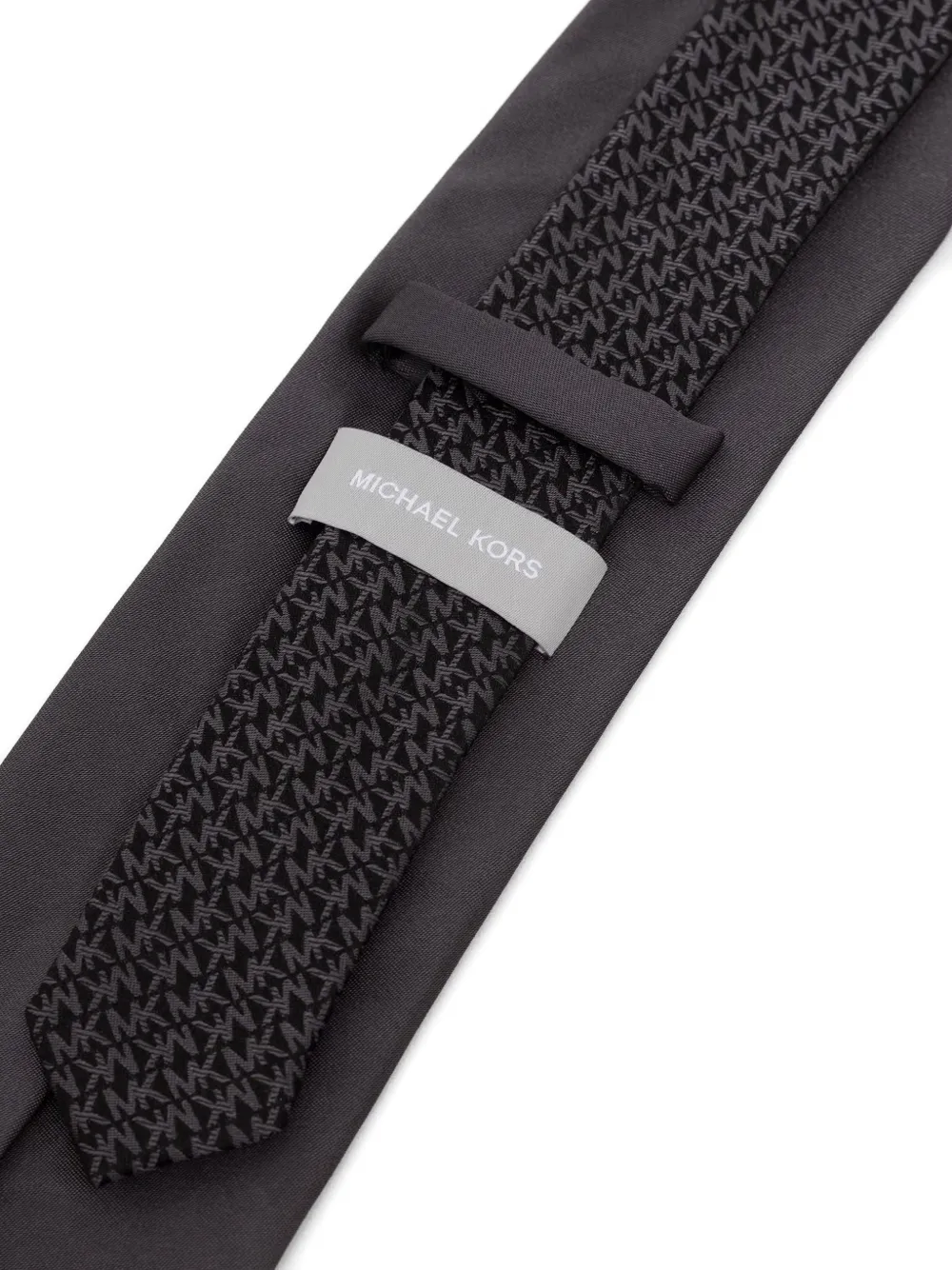 Michael Kors Set van stropdas en pochet met logo-print Grijs