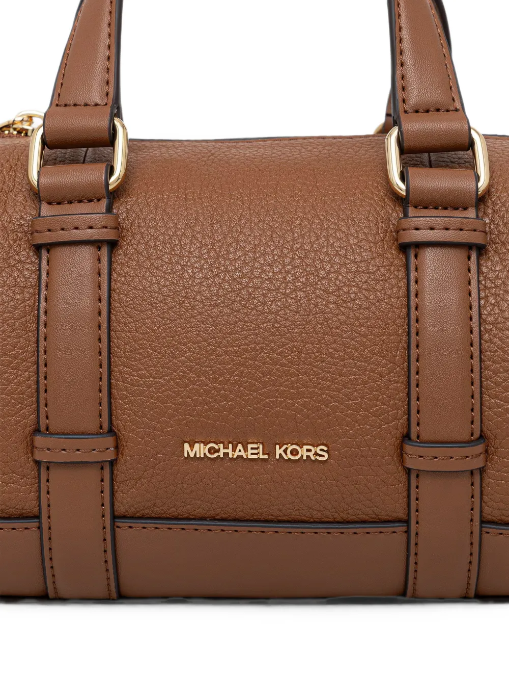 Michael Kors Schoudertas van bewerkt leer Bruin
