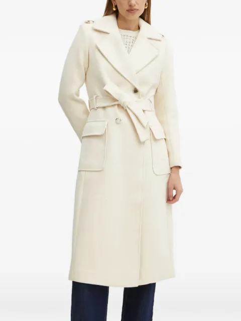 Morgan belted double-breasted coat
