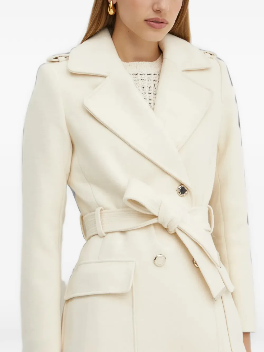 Morgan Jas met ceintuur Beige