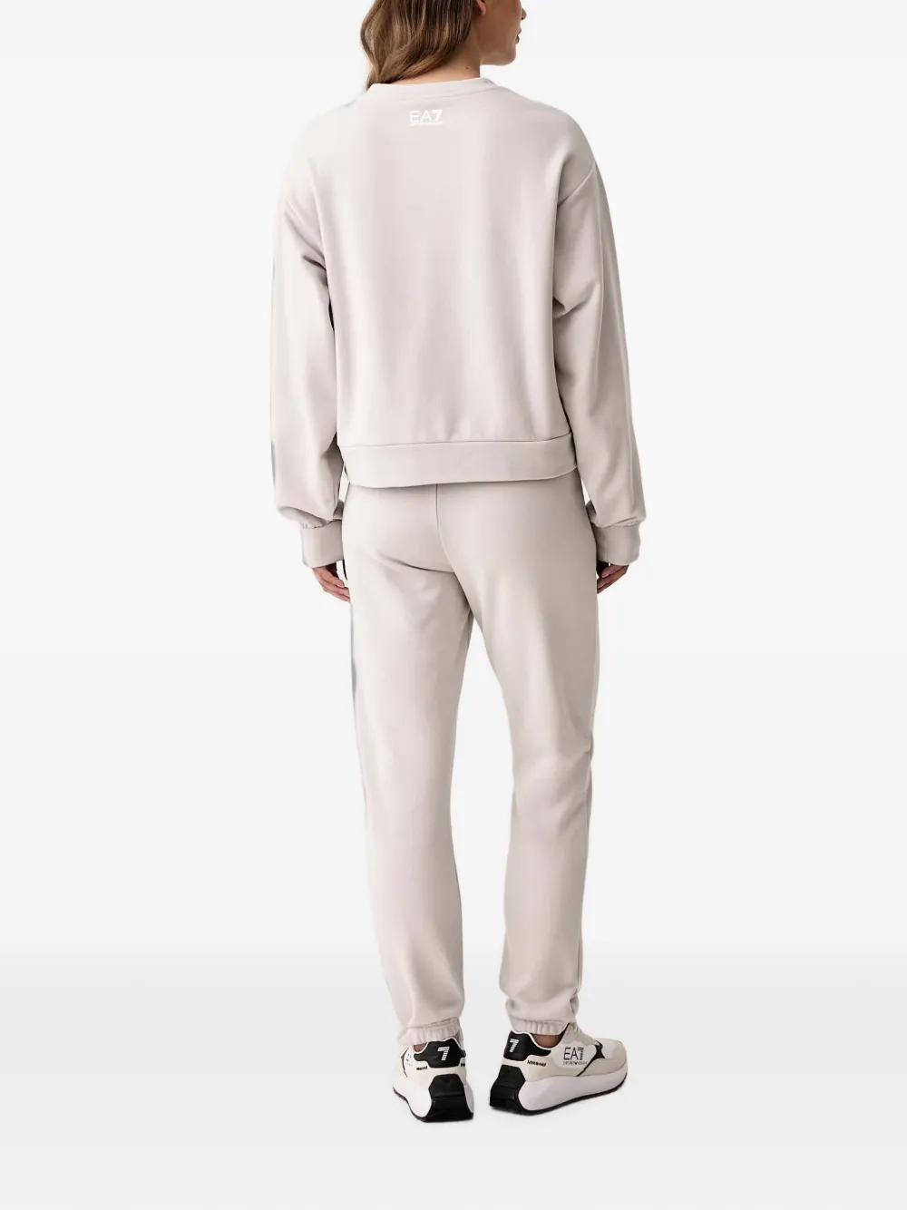Ea7 Emporio Armani Trainingspak met logodetail Beige
