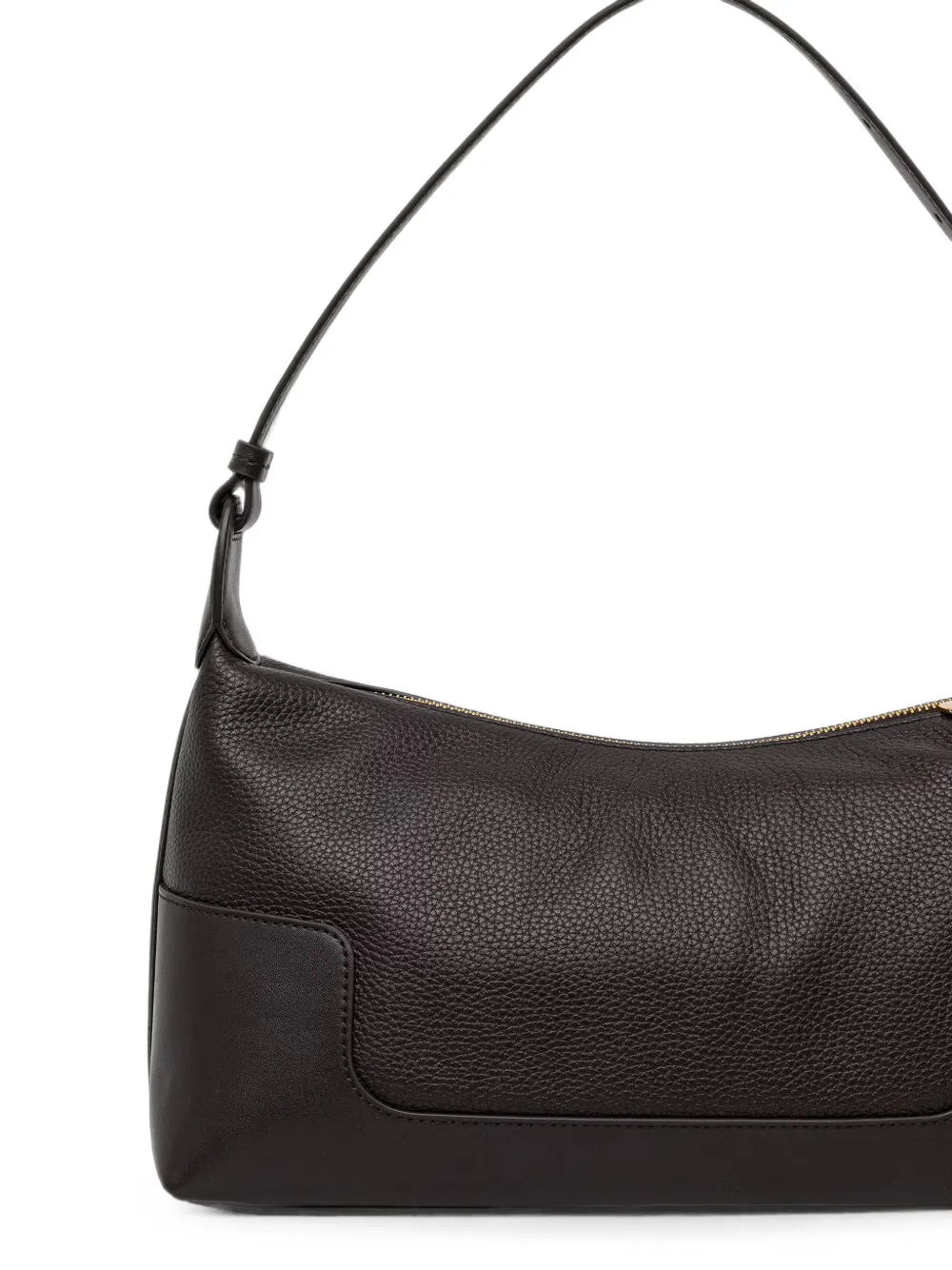 Michael Kors Medium Teddi leren schoudertas met textuur Bruin