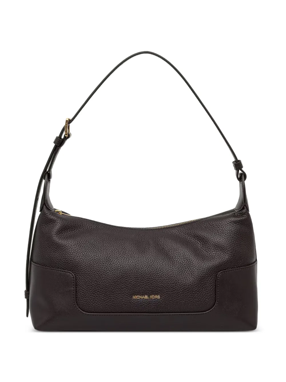 Michael Michael Kors medium Teddi pebbled-leather shoulder bag - Brown