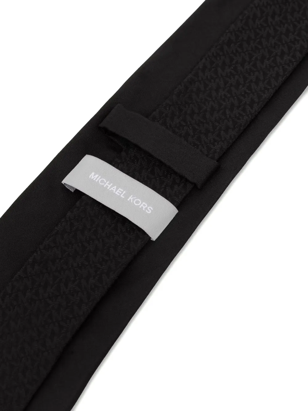 Michael Kors Zijden stropdas en pochet met print Zwart