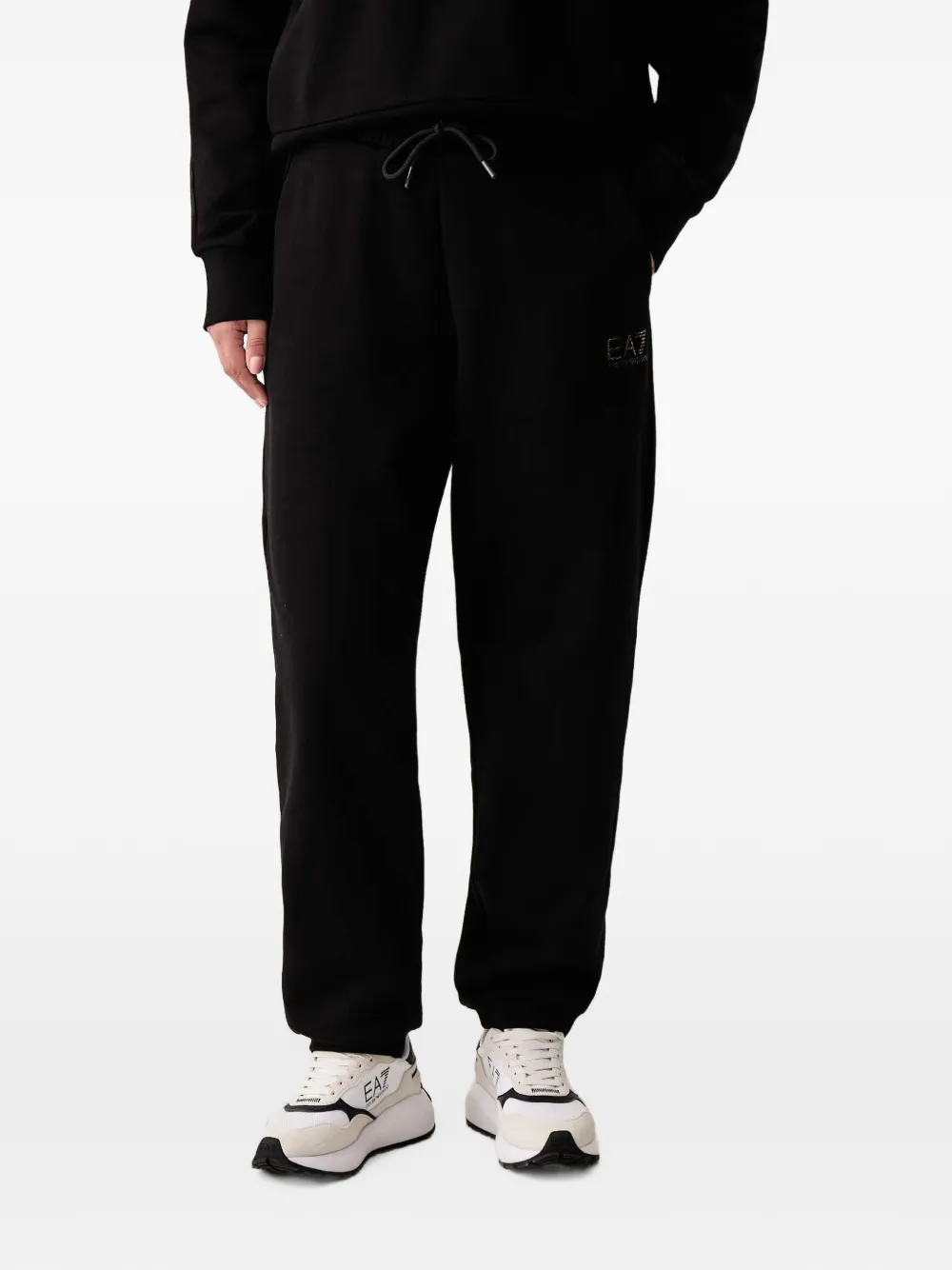 Ea7 Emporio Armani Trainingspak met logoprint Zwart