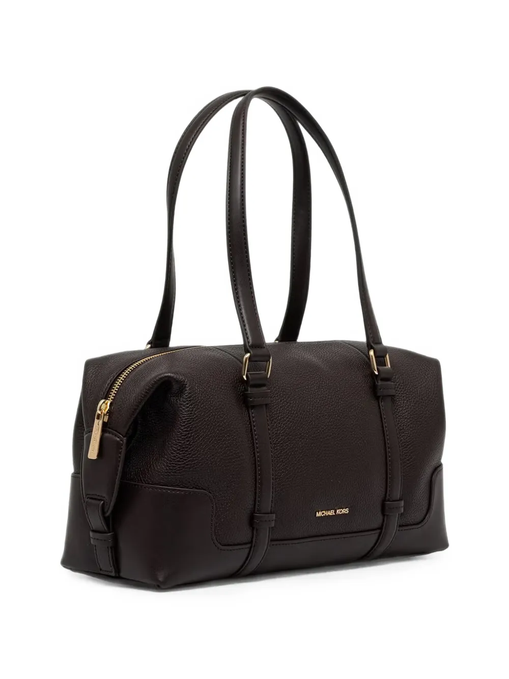 Michael Kors Grote Teddi schoudertas met textuur Bruin