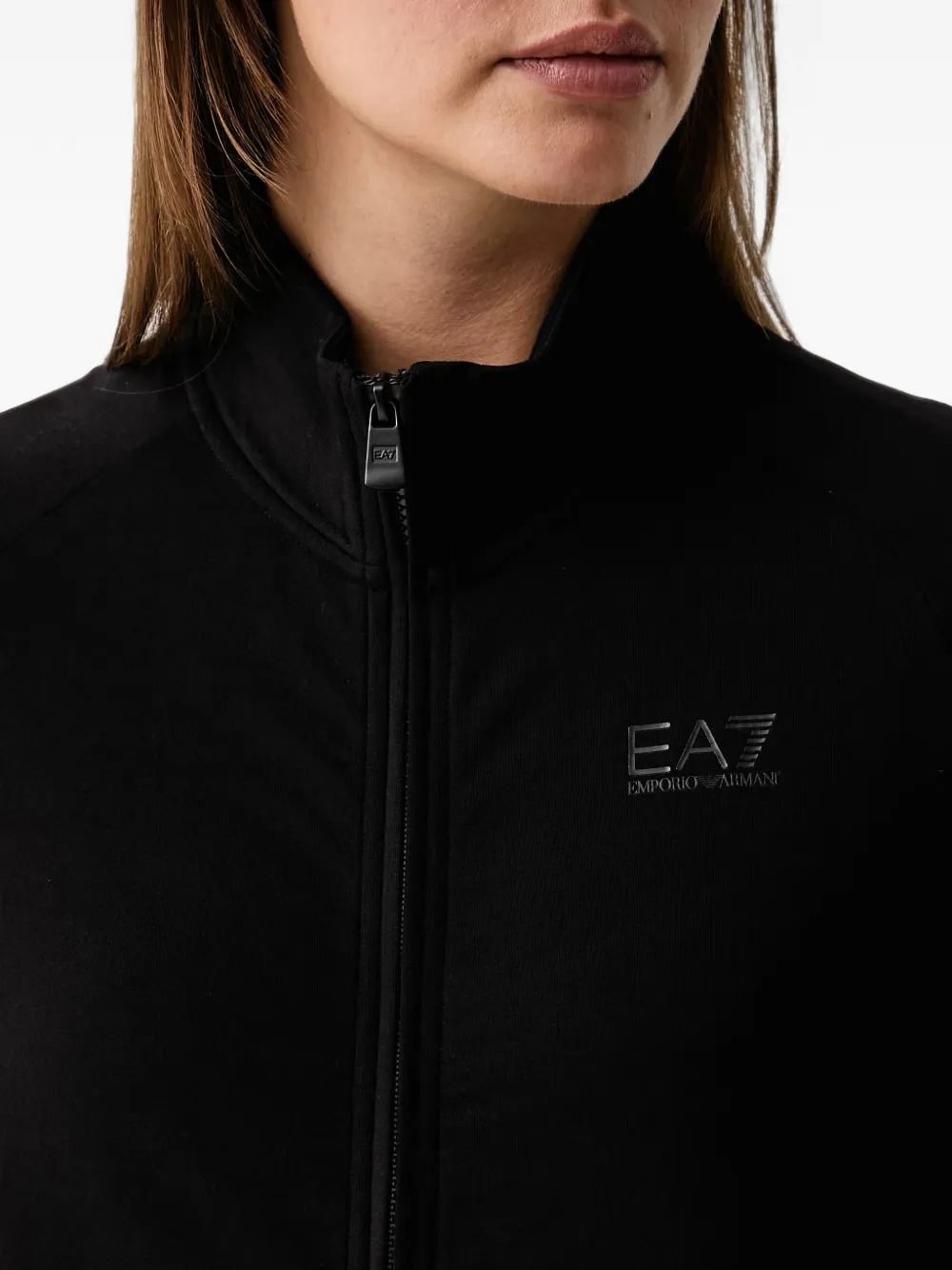Ea7 Emporio Armani Trainingspak met logodetail Zwart