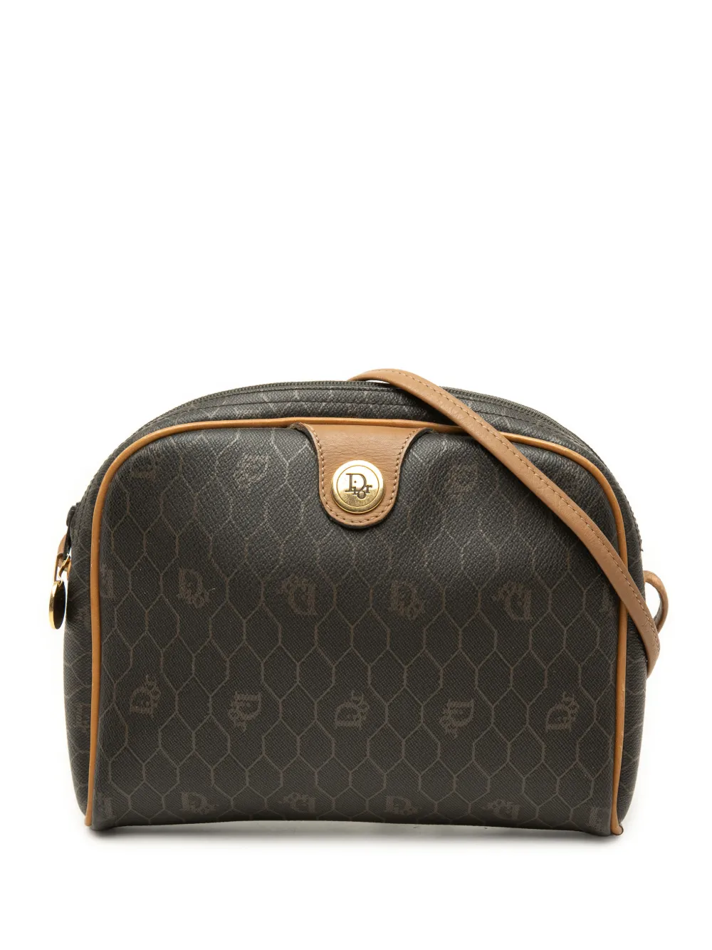 Christian Dior Pre-Owned 20th Century Honeycomb Coated Canvas crossbody bag - Schwarz