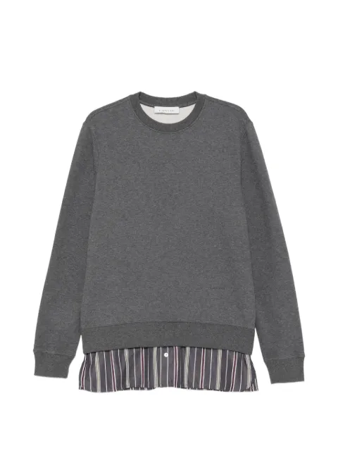 Lanvin layered-detail jersey sweater